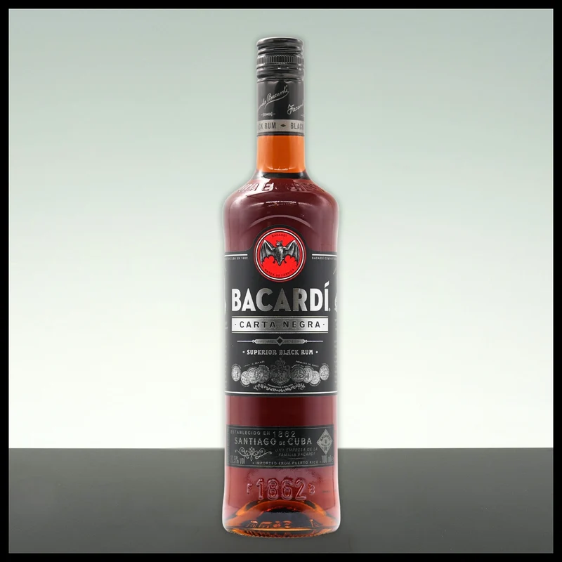 Bacardi Carta Negra Superior Black Rum 0,7L - 37,5% Vol.