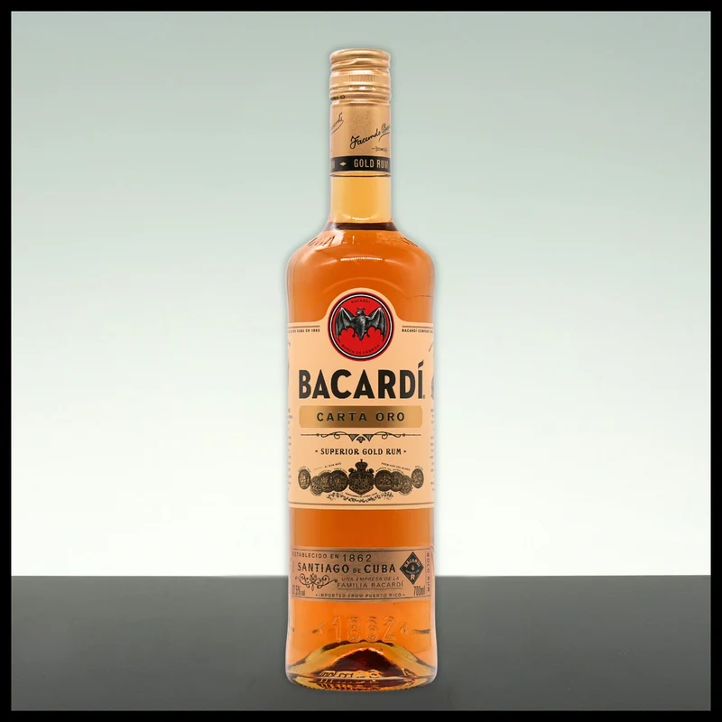 Bacardi Carta Oro Superior Gold Rum 0,7L - 37,5% Vol.