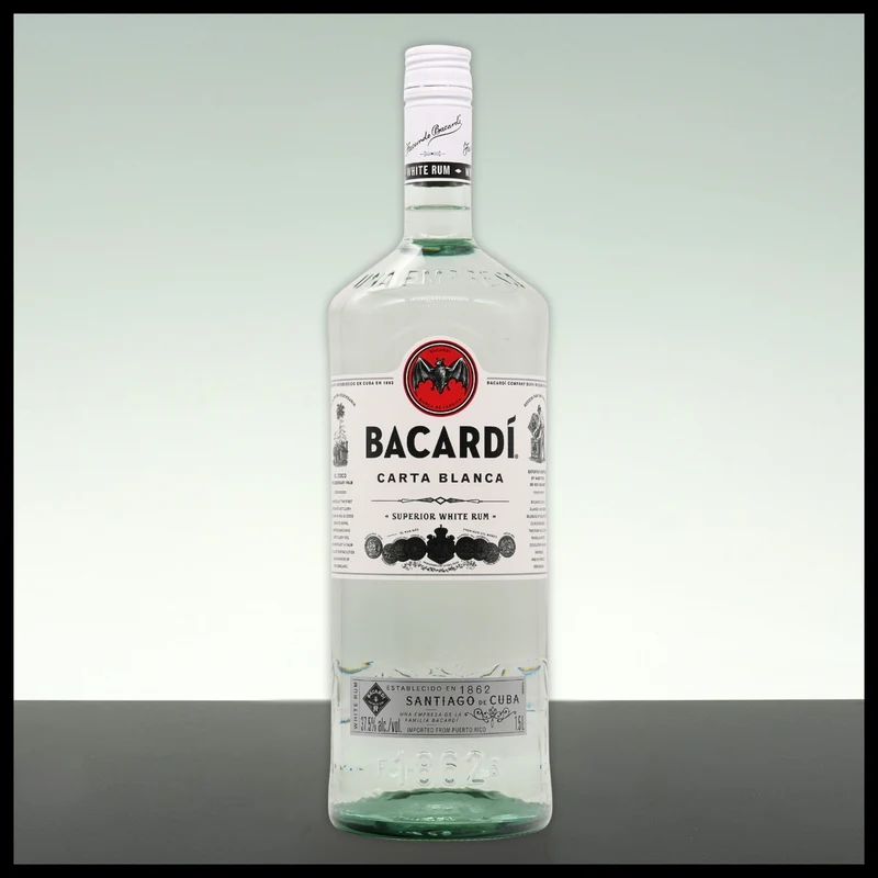 Bacardi Carta Blanca Superior White Rum 1,5L - 37,5% Vol.