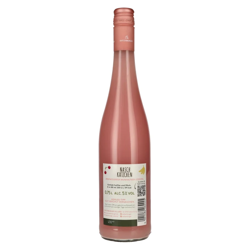 Katlenburger Naschkätzchen Kirsch-Banane 5% Vol. 0,75l