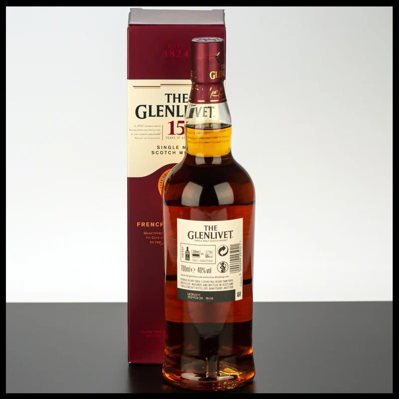 The Glenlivet 15 YO French Oak Reserve Single Malt Whisky 0,7L - 40% Vol.