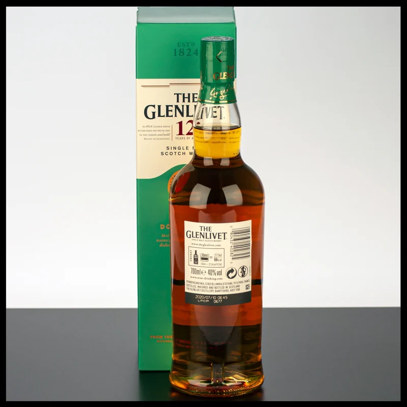The Glenlivet 12 YO Single Malt Whisky 0,7L - 40% Vol.
