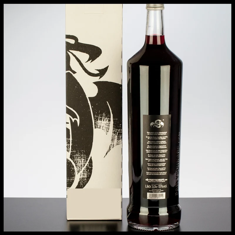 Ficken Likör Drachenflasche 3L - 15% Vol.