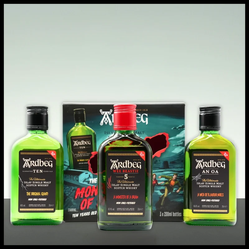Ardbeg The Three Monsters of Smoke 3x 0,2L