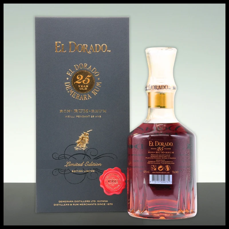 El Dorado 25 YO Rum 0,7L - 43% Vol.