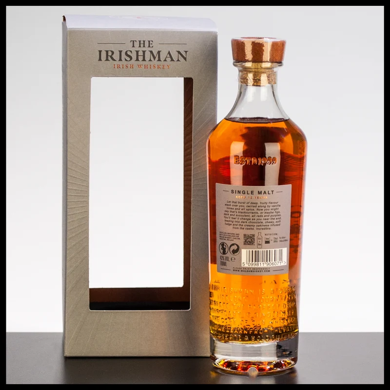 The Irishman 12 YO Single Malt Irish Whiskey 0,7L - 43% Vol.