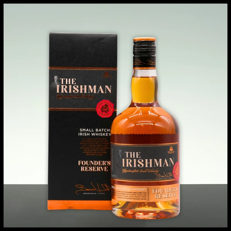 The Irishman Founder's Reserve Small Batch Irish Whiskey 0,7L - 40% Vol.