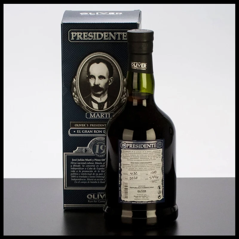 Presidente Marti 19 YO Rum 0,7L - 40% Vol.