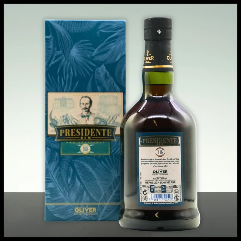 Presidente Marti 15 YO Rum 0,7L - 40% Vol.