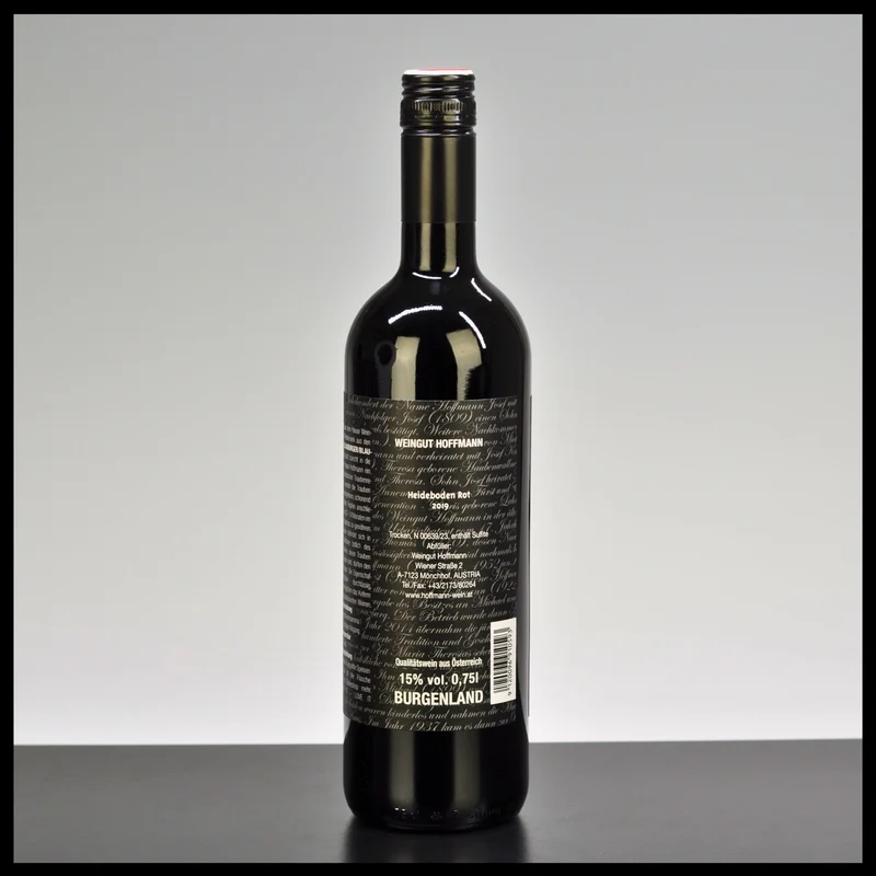 Hoffmann Heideboden Rot "Samtpfote" 0,75L - 14% Vol.