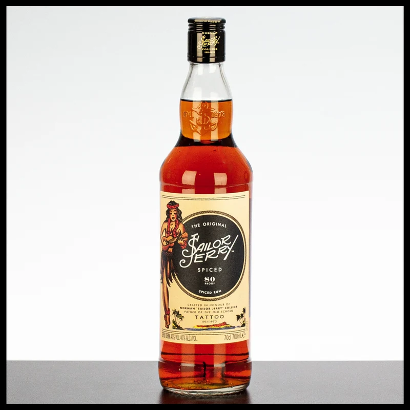 Sailor Jerry Spiced Caribbean Rum 0,7L - 40% Vol.