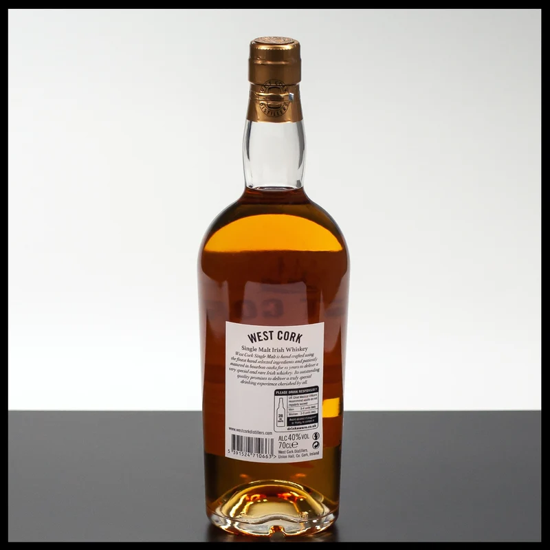 West Cork 10 YO Irish Whiskey 0,7L - 40% Vol.