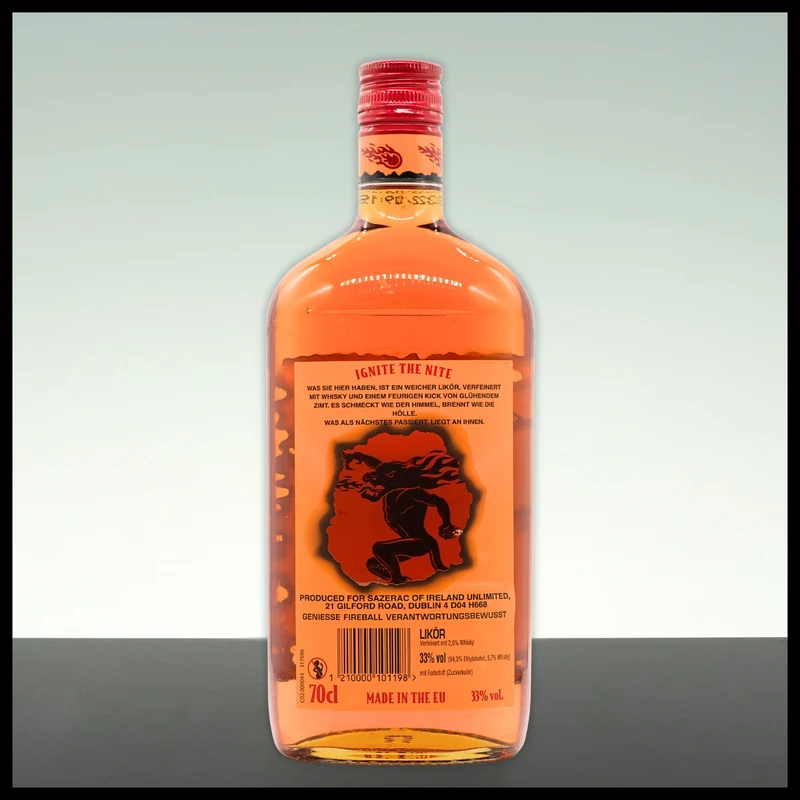 Fireball Whiskylikör 0,7L - 33% Vol.