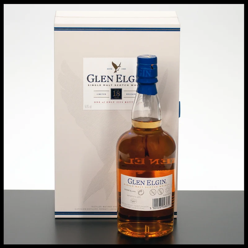 Glen Elgin 18 YO Speyside Single Malt Whisky 0,7L - 54,8% Vol.