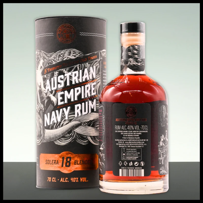 Austrian Empire Navy Rum Solera 18 YO 0,7L - 40% Vol.