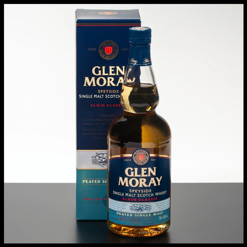 Glen Moray Elgin Classic Peated Single Malt Whisky 0,7L - 40% Vol.