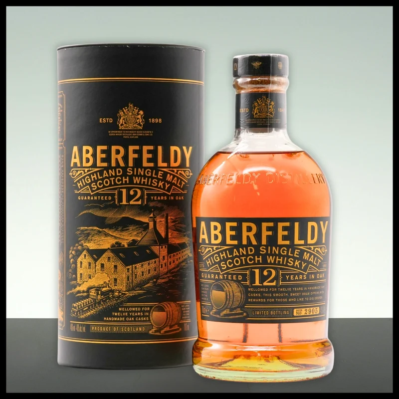 Aberfeldy 12 YO Highland Single Malt Whisky 0,7L - 40% Vol.