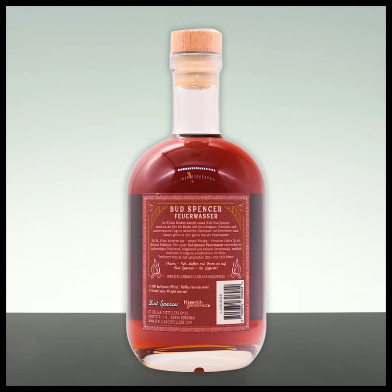 Bud Spencer The Legend Feuerwasser Chili-Zimt-Likör 0,7L - 33% Vol.