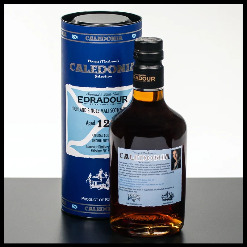 Edradour Caledonia 12 YO Highland Single Malt Whisky 0,7L - 46% Vol.