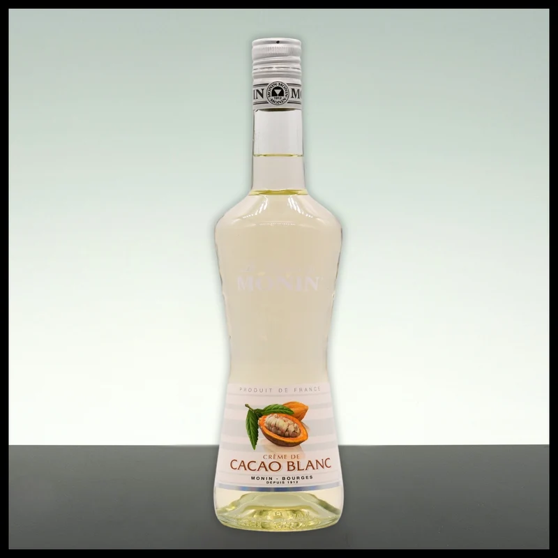Monin Liqueur Creme de Cacao Blanc (Weißer Kakao) 0,7L - 20% Vol.