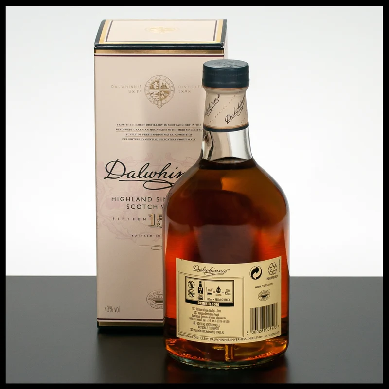 Dalwhinnie 15 YO Highland Single Malt Whisky 0,7L - 43% Vol.