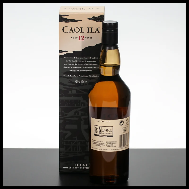 Caol Ila 12 YO Islay Single Malt Whisky 0,7L - 43% Vol.