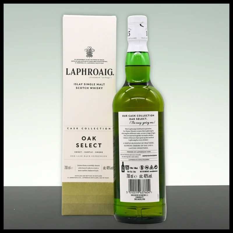 Laphroaig OAK SELECT Islay Single Malt Whisky 0,7L - 40% Vol.