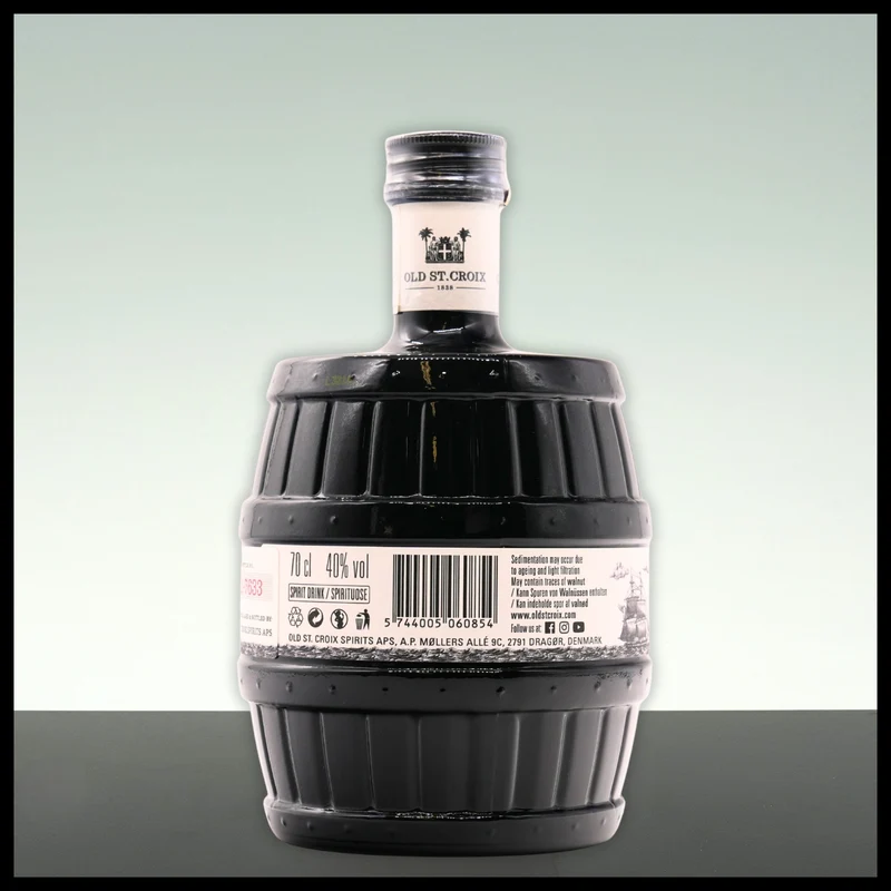 Old St. Croix Black Barrel Navy Spiced 0,7L - 40% Vol.