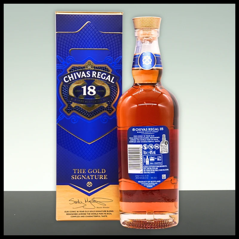 Chivas Regal 18 YO Gold Signature Blended Whisky 0,7L - 40% Vol.