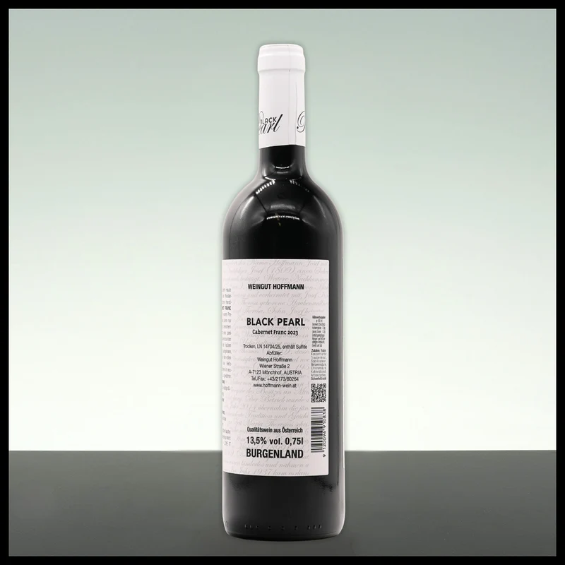 Hoffmann Black Pearl Cabernet Franc "Rockstar" 0,75L - 13,5% Vol.