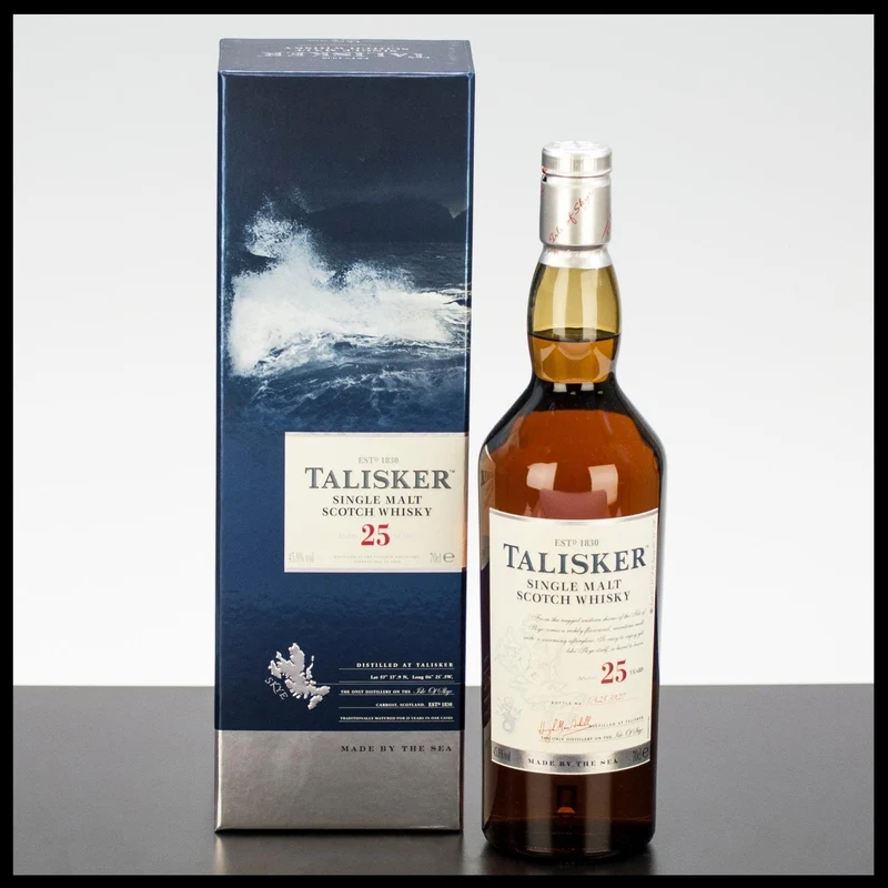 Talisker 25 YO Single Malt Whisky 0,7L - 45,8% Vol.