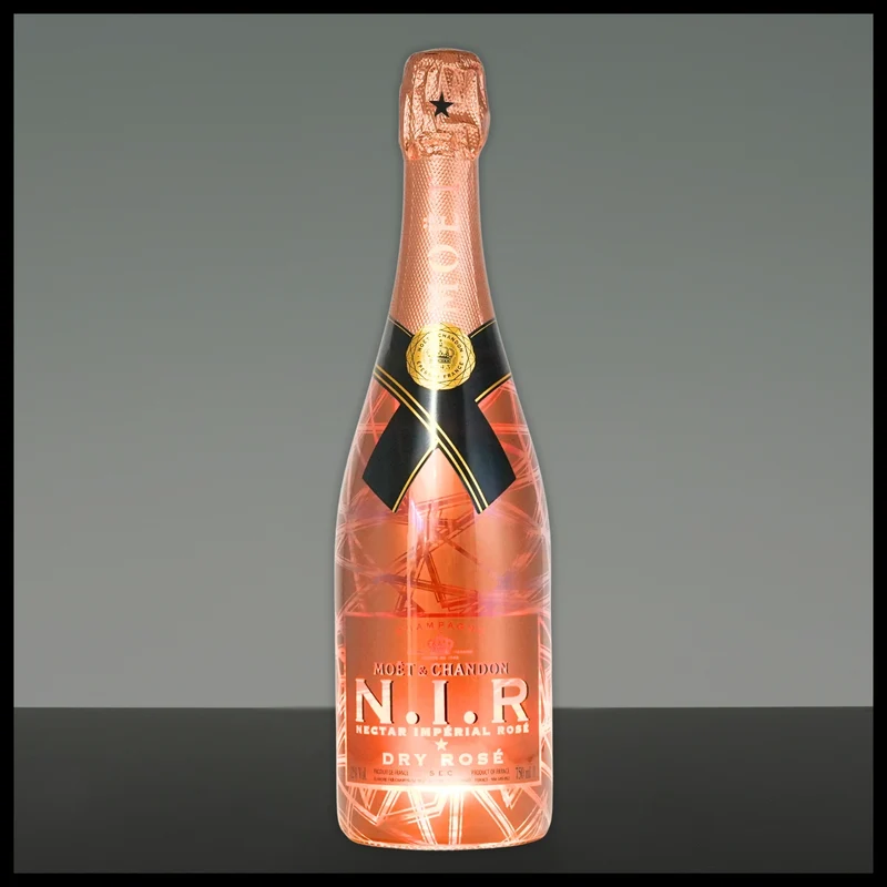 Moët & Chandon Nectar Imperial Rosé mit LED 0,75L - 12% Vol.
