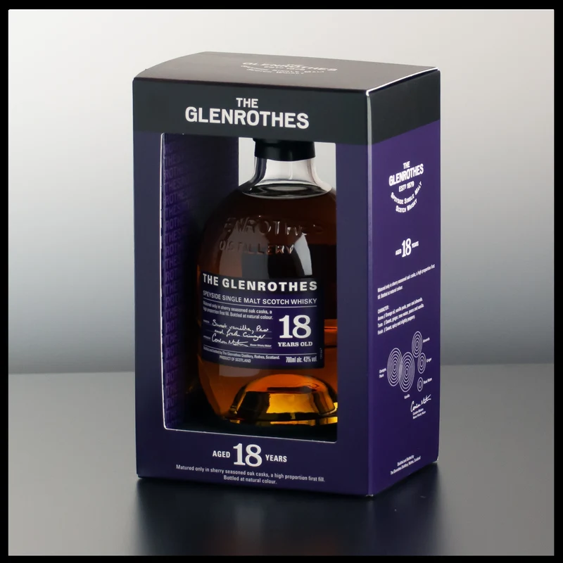The Glenrothes 18 YO Speyside Single Malt Whisky 0,7L - 43% Vol.