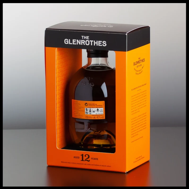 The Glenrothes 12 YO Speyside Single Malt Whisky 0,7L - 40% Vol.