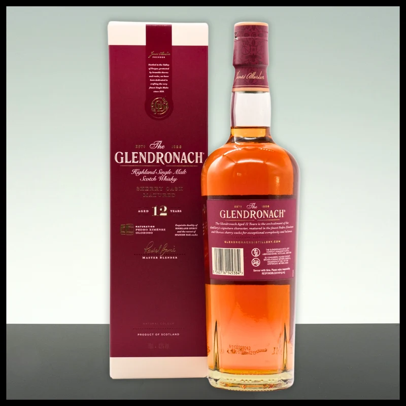 GlenDronach 12 YO Highland Single Malt Whisky 0,7L - 43% Vol.