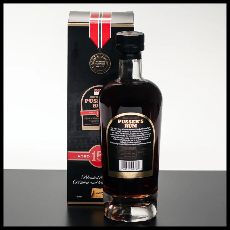Pusser's Rum 15 YO 0,7L - 40% Vol.