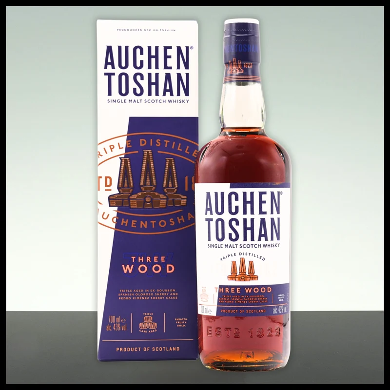 Auchentoshan Three Wood Single Malt Whisky 0,7L - 43% Vol.