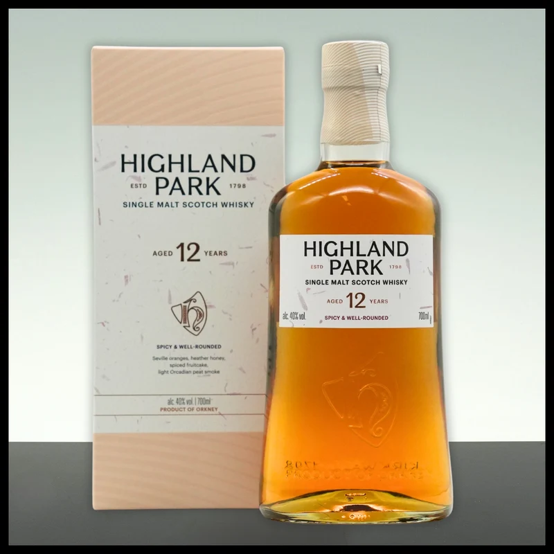 Highland Park 12 YO Single Malt Whisky 0,7L - 40% Vol.