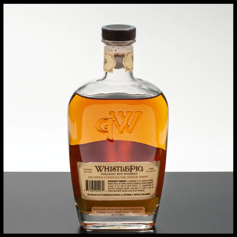Whistle Pig 10 YO Straight Rye Whiskey 0,7L - 50% Vol.