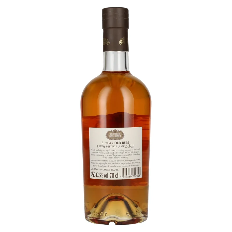 Compagnie des Indes PACIFICO Panama & Thailand 6 Year Old Rum 42,5% Vol. 0,7l