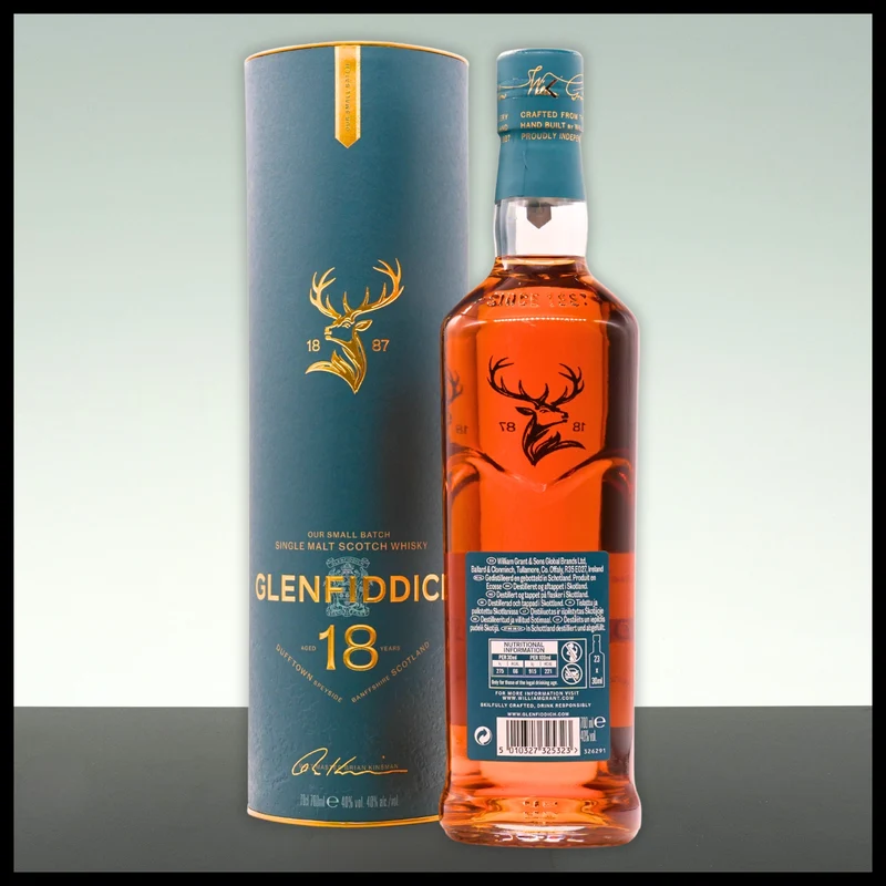 Glenfiddich 18 YO Single Malt Whisky 0,7L - 40% Vol.