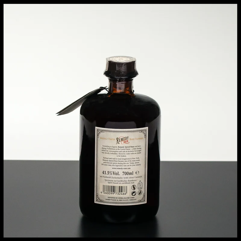 Remedy Spiced Rum 0,7L - 41,5% Vol.