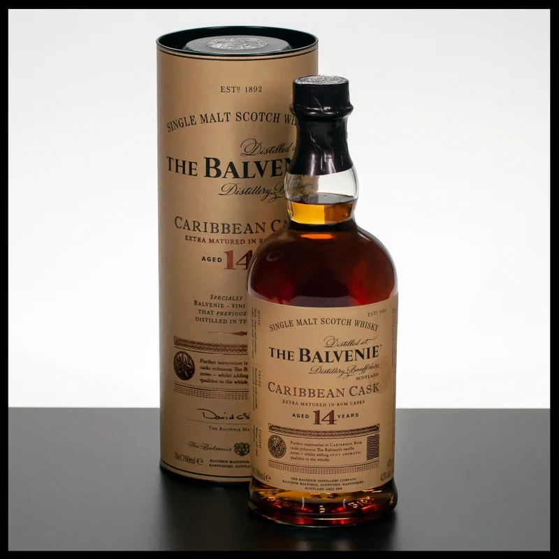 The Balvenie 14 YO Caribbean Cask Single Malt Whisky 0,7L - 43% Vol.