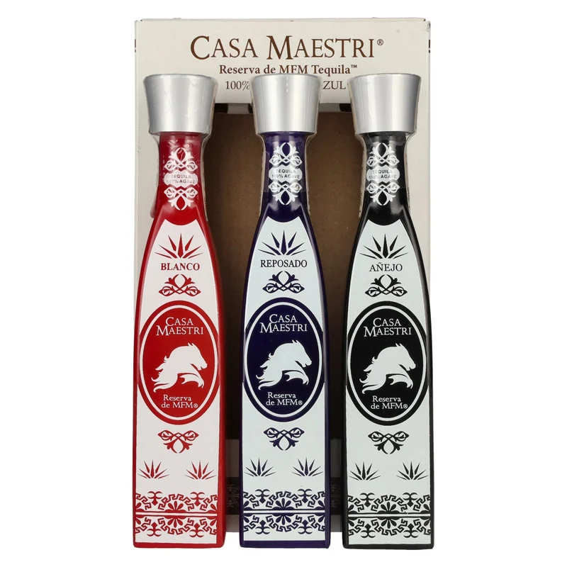 Casa Maestri MFM Tequila Gift Set 40% Vol. 3x0,1l
