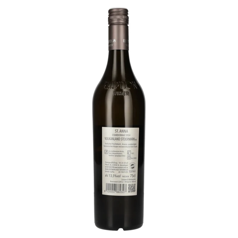 Weinhof Ulrich St. Anna Chardonnay Vulkanland Steiermark DAC 2024 13,5% Vol. 0,75l