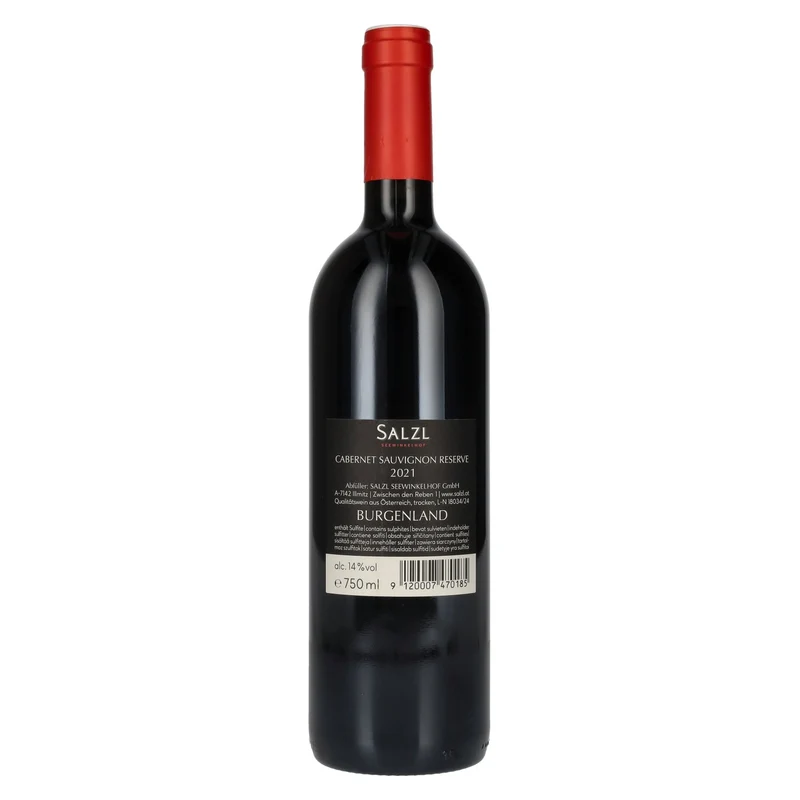 Salzl Cabernet Sauvignon Reserve 2021 14% Vol. 0,75l