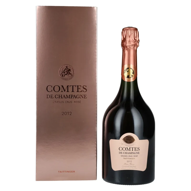 Taittinger COMTES DE CHAMPAGNE Rosé 2012 12,5% Vol. 0,75l in Geschenkbox