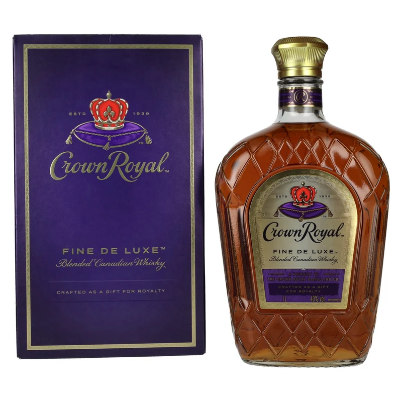Crown Royal Fine De Luxe Blended Canadian Whisky 40% Vol. 1l in Geschenkbox