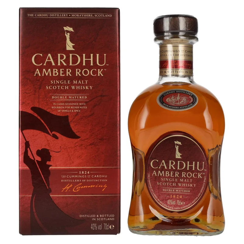Cardhu AMBER ROCK Double Matured Single Malt 40% Vol. 0,7l in Geschenkbox