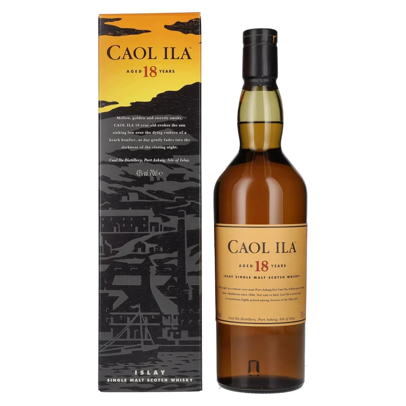 Caol Ila 18 Years Old Islay Single Malt 43% Vol. 0,7l in Geschenkbox